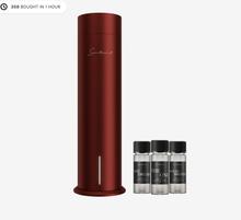Cargar imagen en el visor de la galería, Scentiment Diffuser Tall Air 2 Discovery Kit with Sampler Oils: Cold-AiiDiffusion Technology with Wi-Fi &amp; TouchControls, Rechargeable Battery, Covers 1000Saft;Includes Top 3 Luxury Hotel-InspiredFragrance Oils (20ml