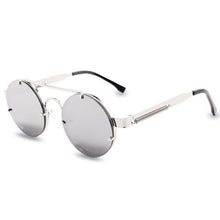 Load image into Gallery viewer, Round Steampunk Sunglasses Brand Design Men Women Metal Punk Sun glasses Vintage Sunglass UV400 Shades Eyewear Gafas de Sol