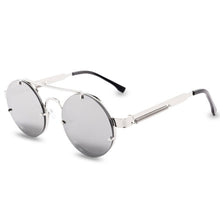 Load image into Gallery viewer, Round Steampunk Sunglasses Brand Design Men Women Metal Punk Sun glasses Vintage Sunglass UV400 Shades Eyewear Gafas de Sol